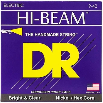 Струни для електрогітари DR STRINGS HI-BEAM ELECTRIC - LIGHT (9-42)