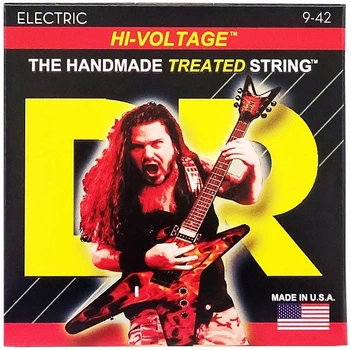 Струны для электрогитары DR STRINGS DIMEBAG DARRELL HI-VOLTAGE ELECTRIC - LIGHT (9-42)