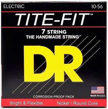 Струны для электрогитары DR STRINGS TITE-FIT ELECTRIC - MEDIUM 7 STRING (10-56)