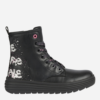 Jesienne trzewiki dziewczęce Geox Ankle Boots J16ETA00004-C9999 28 Czarne (8050036329196)