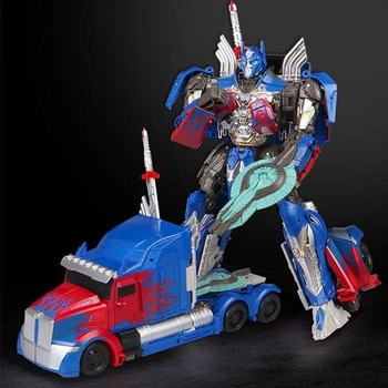 Робот трансформер Optimus Prime Black Mamba трансформер грузовик Оптимус Прайм 20 см