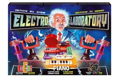 Дитячий електронний конструктор Danko Toys Електро Лабораторія Electro Laboratory піаніно