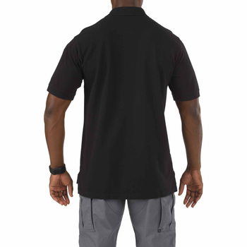 Футболка Поло тактична з коротким рукавом 5.11 Tactical Professional Polo - Short Sleeve Black M (41060-019)