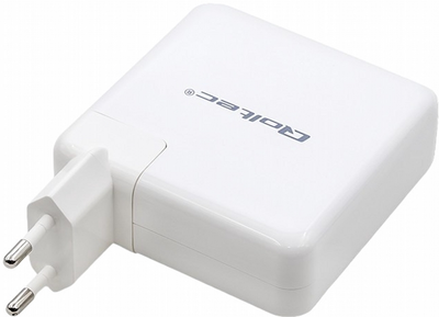 Мережевий зарядний пристрій Qoltec FAST 96 W USB C White (5901878517094)