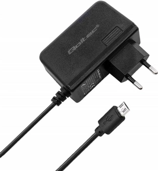 Мережевий зарядний пристрій Qoltec 15 W Micro-USB Black (5901878510224)