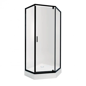 Душова кабіна Qtap Scorpio BLA10995-AC6 Clear 2120x900x900 мм + піддон Diamond 309912 90x90x12 см з сифоном