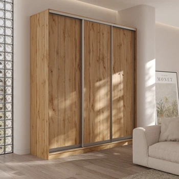 Шкаф-купе трехдверный Viant Ligth Kombo ДСП/ДСП/ДСП 1800х600x2200 мм Дуб Тахо