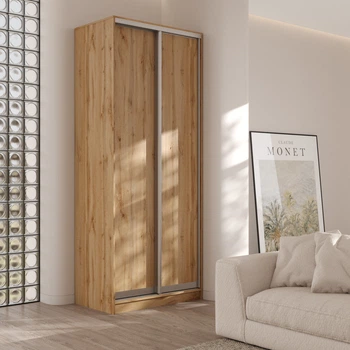 Шкаф-купе Viant Light1 ДСП/ДСП 1100х600x2200 мм Дуб тахо
