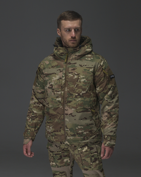 Тактична куртка чоловіча BEZET Штурм 9764 XXL Камуфляжна (2000277790428)