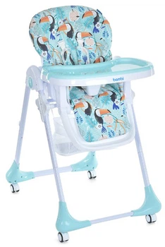 Стільчик для годування Bambi M 3233 Toucan Mint (M 3233 toucan mint)