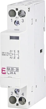 Контактор модульний ETI RA 20-20 20A 230V AC 2NO (2464092)