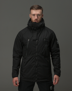 Тактична куртка чоловіча BEZET Techwear 1058 S Чорна (2000377854686)