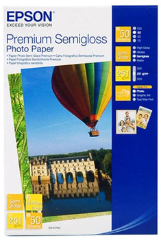 Фотопапір Epson Premium Semigloss Photo Paper 10x15 cm 50 шт (10343605169)