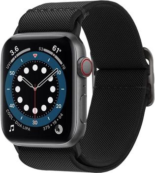 Ремінець Spigen Fit Lite AMP02286 для Apple Watch Series 1/2/3/4/5/6/7/8/SE/Ultra 42-49 мм Black (8809756641534)