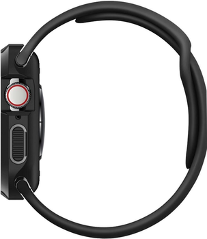 Чохол Spigen Rugged Armor 062CS24469 для Apple Watch Series 4/5/6/7/8/9/SE/SE2 44-45 мм Black (8809613760354)