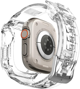 Ремінець з чохлом Spigen Rugged Armor Pro ACS05461 для Apple Watch Ultra 49 мм Transparent (8809811868807)