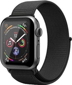 Ремінець SuperDry Watchband Nylon Weave для Apple Watch Series 4/5/6/7/8/SE/SE2 38-41 мм Black (8718846080897)