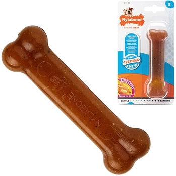 Кость игрушка со вкусом курицы Nylabone Bone Puppy Chicken S для щенков до 11 кг (18214803232)