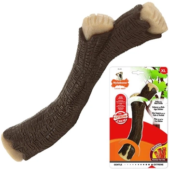 Гілка іграшка зі смаком бекону Nylabone Wooden Stick Extreme Bacon XL для собак від 23 кг (18214847762)