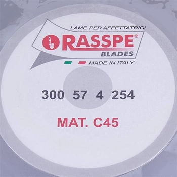 Нож для слайсера Rasspe 3300.04 E4 D=300mm (300x254x57x4mm)