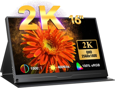 Монитор 15.6" UPERFECT 2K QHD IPS 60 Гц