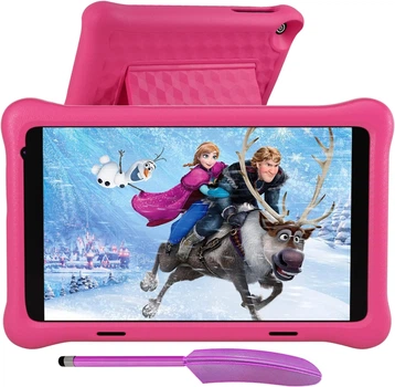 Планшет 8" Full HD Aeezo TK801 2/32Gb 4 ядра Android 10 5000 mAh Чорний Рожевий чохол Б/В