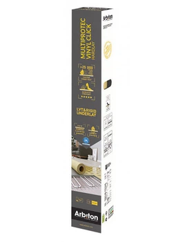 Подложка Arbiton Multiprotec Vinyl Click Super Hardlay 1,1мм PU-полиуретан минералы 9м2
