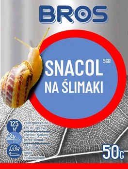 Средство Метальдегид "snacol" (bros) для борьбы со слизнями 50 г