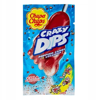 Льодяник Chupa Chups Crazy Dips Cola 14г