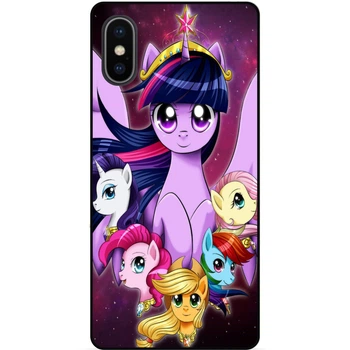 Чехол силиконовый бампер Candy для Iphone X 10 с рисунком Пони my little pony