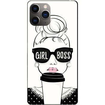 Чехол силиконовый бампер Candy для Iphone 11 Pro Max с рисунком Girl Boss