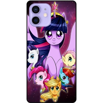 Чехол силиконовый бампер Candy для Iphone 12 mini с рисунком Пони my little pony