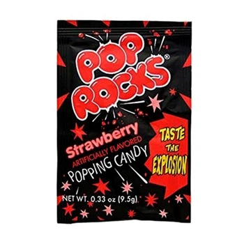 Драже шипучка Pop Rocks із полуничним смаком Strawberry 9.5g