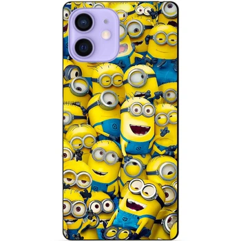 Силиконовый бампер чехол Candy для Iphone 11 с рисунком Миньоны Minion