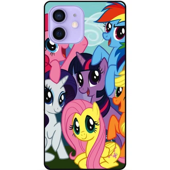 Чехол силиконовый бампер Candy для Iphone 12 mini с рисунком Мой маленький пони my little pony