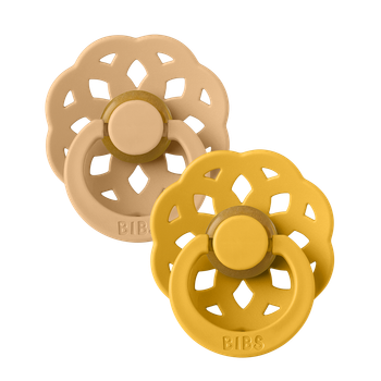 Пустушка BIBS Boheme Honey Bee+Desert Sand 0-6 міс. 2 шт.