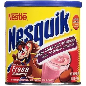 Молочный коктейль Nesquik Strawberry Drink Mix 400 г
