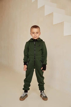 Дитячий комбінезон для хлопчиків MOONSUIT 110 Pluto Khaki (ch_00004)