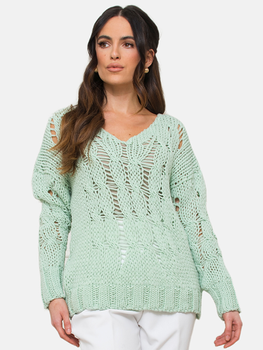 Пуловер жіночий Kamea K.21.606.39 One Size Фісташковий (5903246742923)