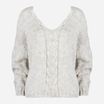 Пуловер жіночий Kamea K.21.610.05 One Size Світло-сірий (5903246743197)