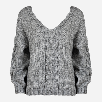 Пуловер жіночий Kamea K.21.610.06 One Size Сірий (5903246743234)