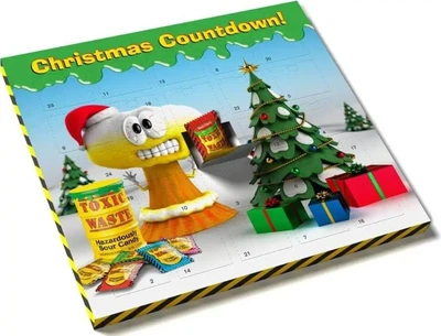 Адвент календар Toxic Waste Sour Candy Advent Calendar 77г