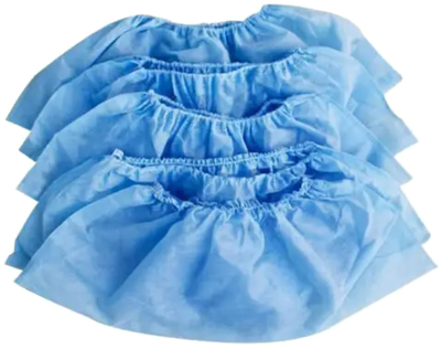Бахіли Медоспан зі спанбонду одноразові блакитні х 100 шт (106500161)