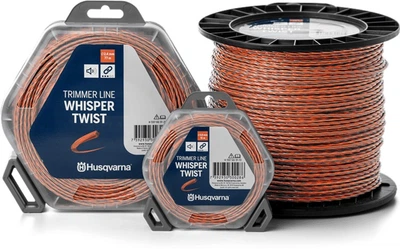 Корд триммерный Husqvarna Whisper Twist 2.4 мм x 77 м Оранжевый/черный, блистер (5976691-21)