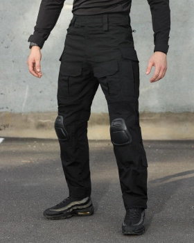 Тактичні штани чоловічі BEZET Штурм 9650 M Чорні (2000140466313)
