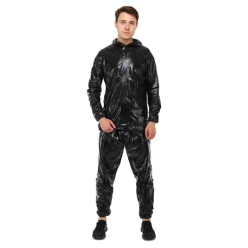 Костюм-сауна для схуднення Zelart розмір 2XL/50-54 FI-9653 чорний