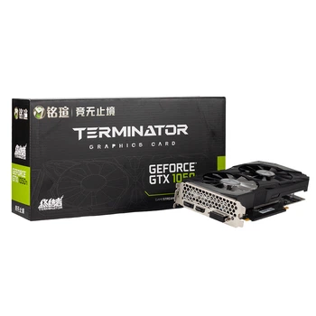 Відеокарта GeForce GTX 1050 Ti, Maxsun, Terminator V1, 4Gb GDDR5, 128-bit, HDMI/DP/DVI-D, 1392/7000 MHz, 6-pin (MS-GTX1050Ti Terminator 4G V1)