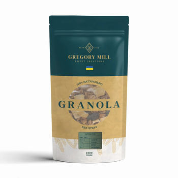 Гранола Яблучний пиріг Gregory Mill Apple Pie, 1000 г GM-01-10