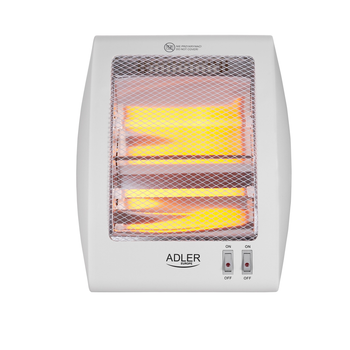 Кварцевый обогреватель Adler AD 7709 Польша инфракрасный с защитой от опрокидывания