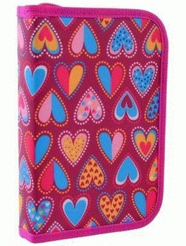 Пенал без наповнення Hearts Style HP-02 20x14x3.7 см Smart